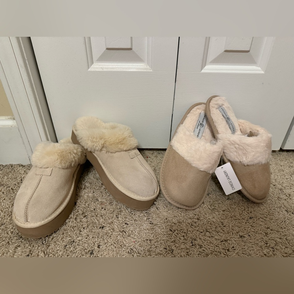 Women’s Tan Slippers Bundle